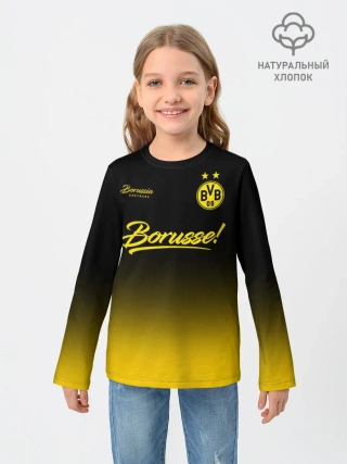 Детский лонгслив / Боруссия Дортмунд