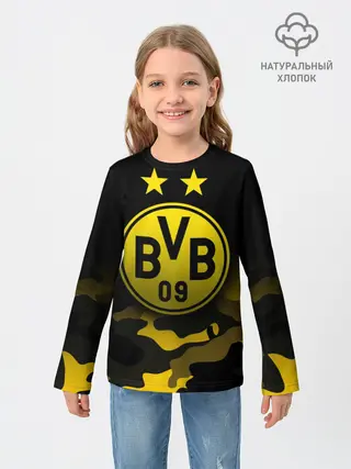 Детский лонгслив / Боруссия Дортмунд