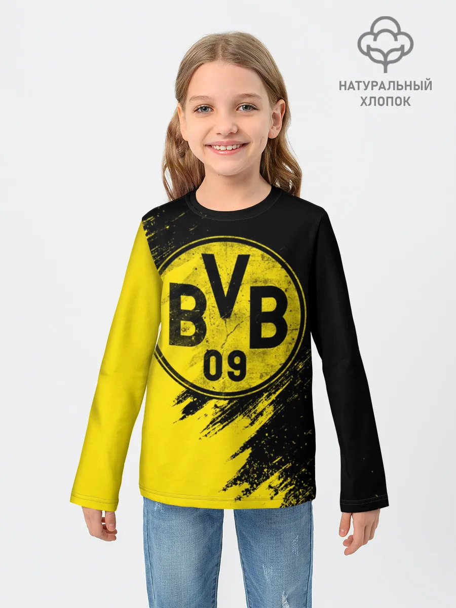 Детский лонгслив / Боруссия Дортмунд