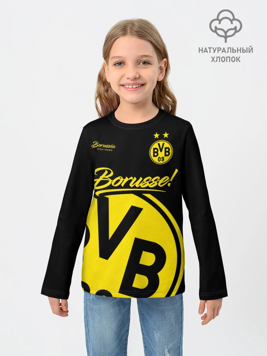 Детский лонгслив / Боруссия Дортмунд