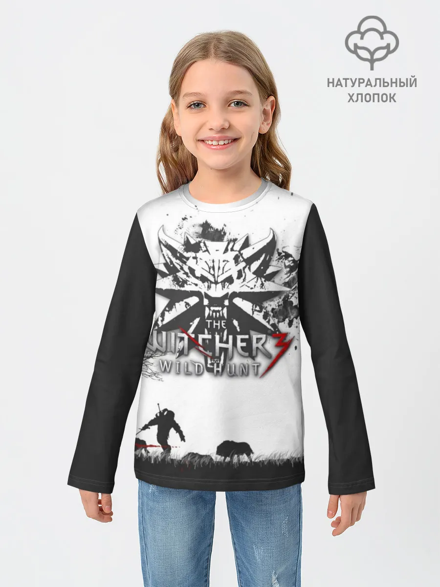 Детский лонгслив / The Witcher 3: Wild Hunt