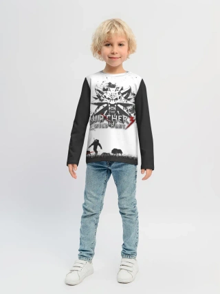 Детский лонгслив / The Witcher 3: Wild Hunt