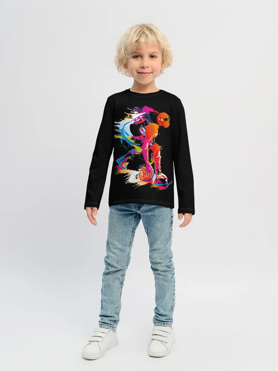 Детский лонгслив / Баскетбол