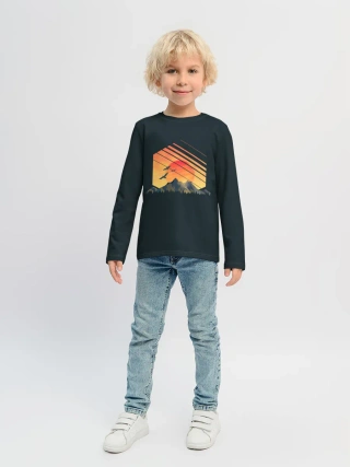 Детский лонгслив / Заход Солнца