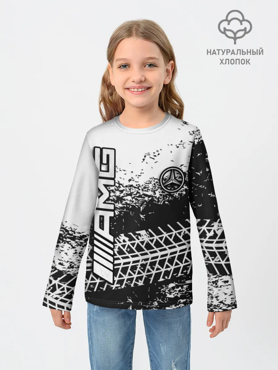 Детский лонгслив / Mercedes