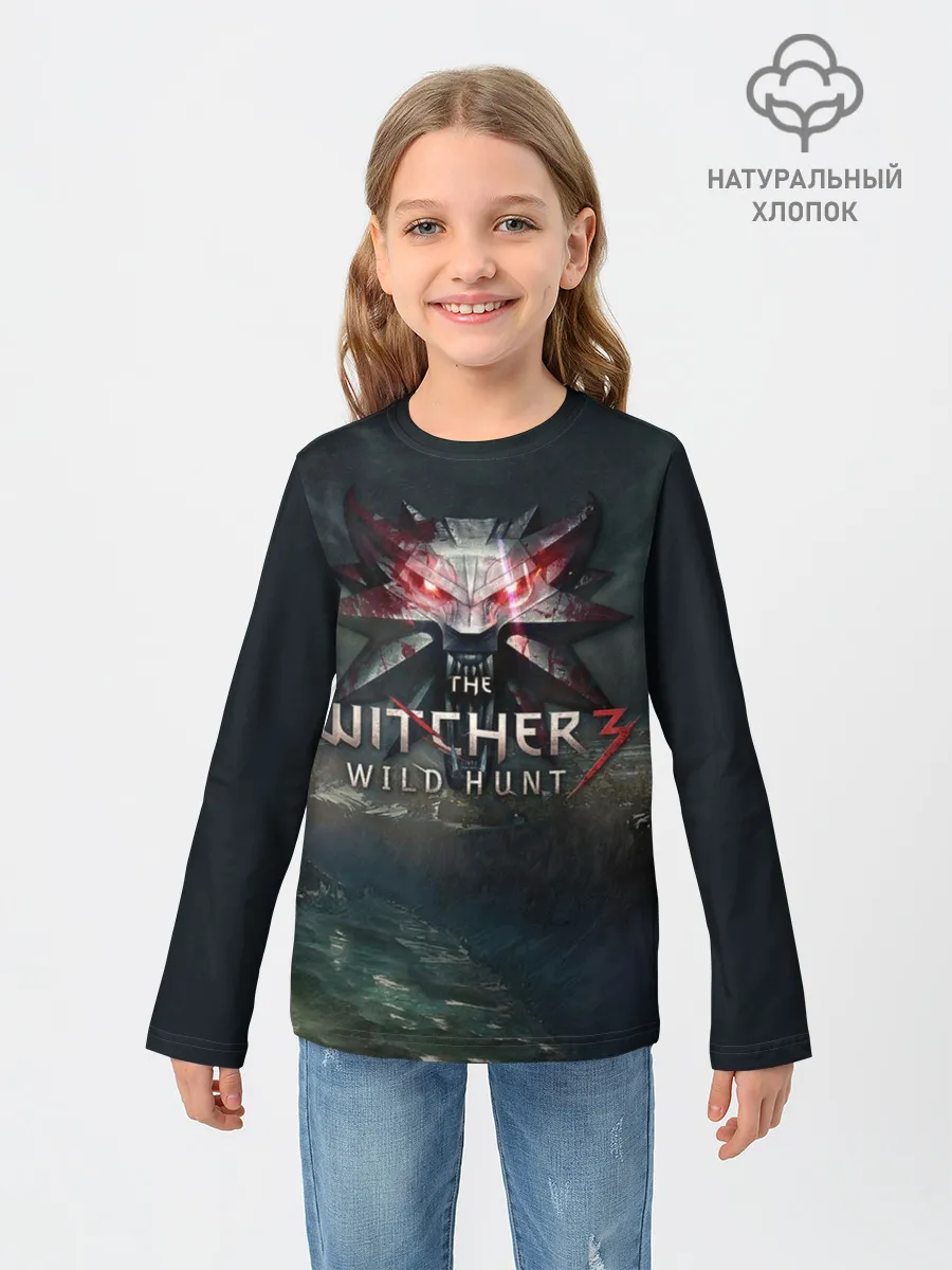 Детский лонгслив / The Witcher 3: Wild Hunt