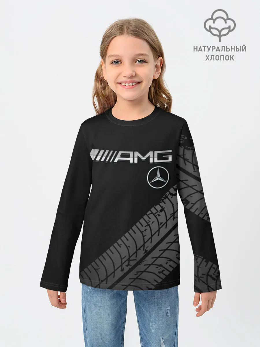 Детский лонгслив / Mercedes