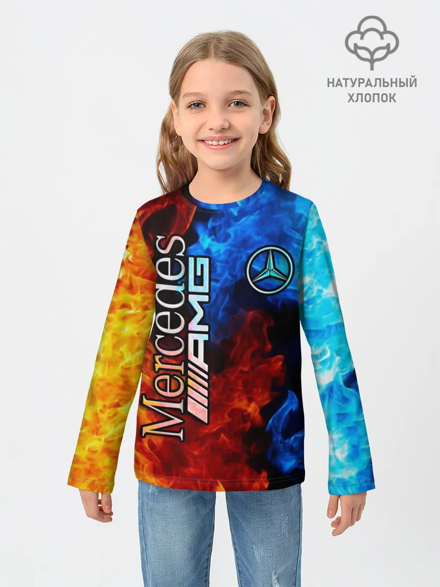Детский лонгслив / Mercedes