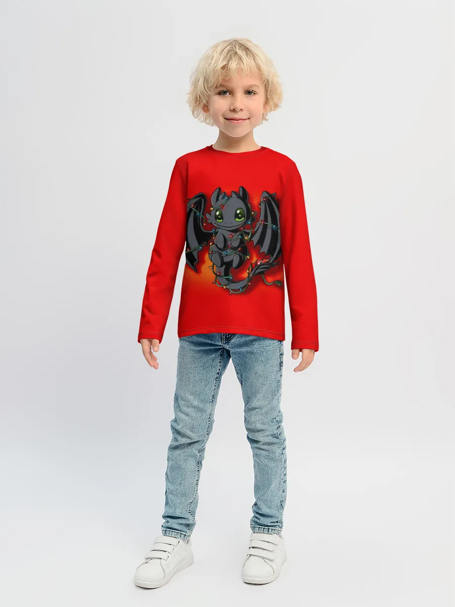 Детский лонгслив / Night Fury