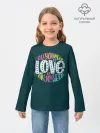Детский лонгслив / All You Need is Love