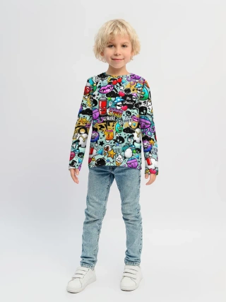 Детский лонгслив / Стикерпак