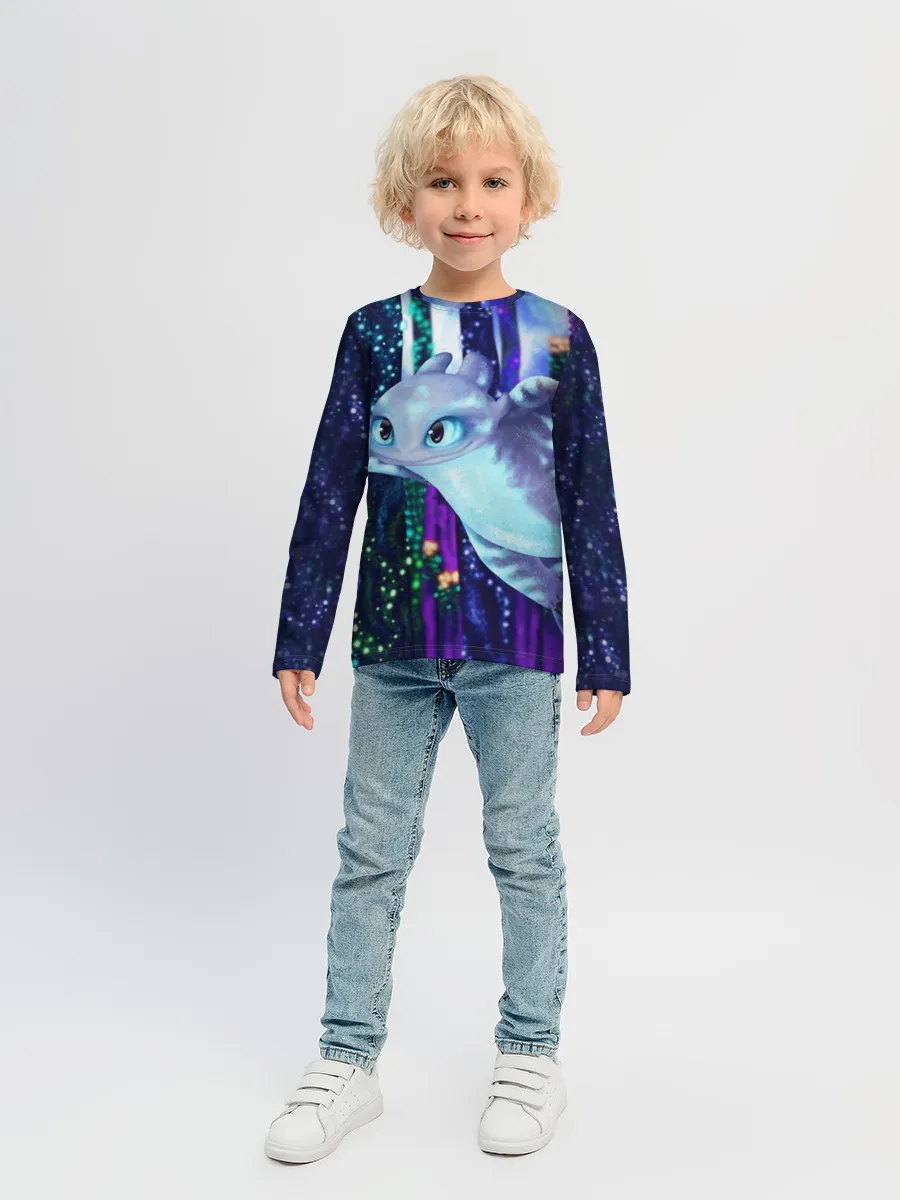 Детский лонгслив / Как приручить дракона