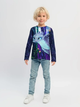 Детский лонгслив / Как приручить дракона
