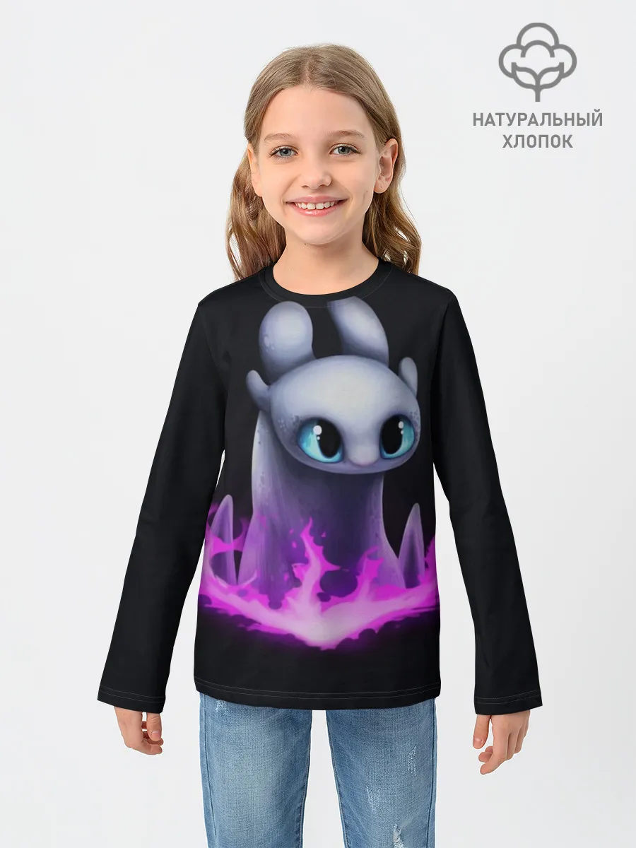 Детский лонгслив / Как приручить дракона