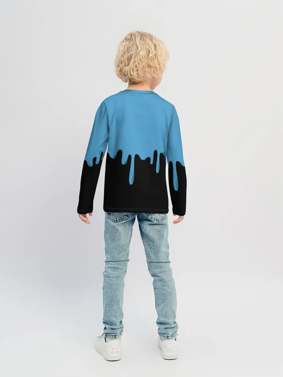 Детский лонгслив / FORTNITE - Black&Blue