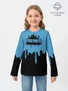 Детский лонгслив / FORTNITE - Black&Blue
