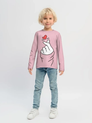 Детский лонгслив / Любовь по щелчку