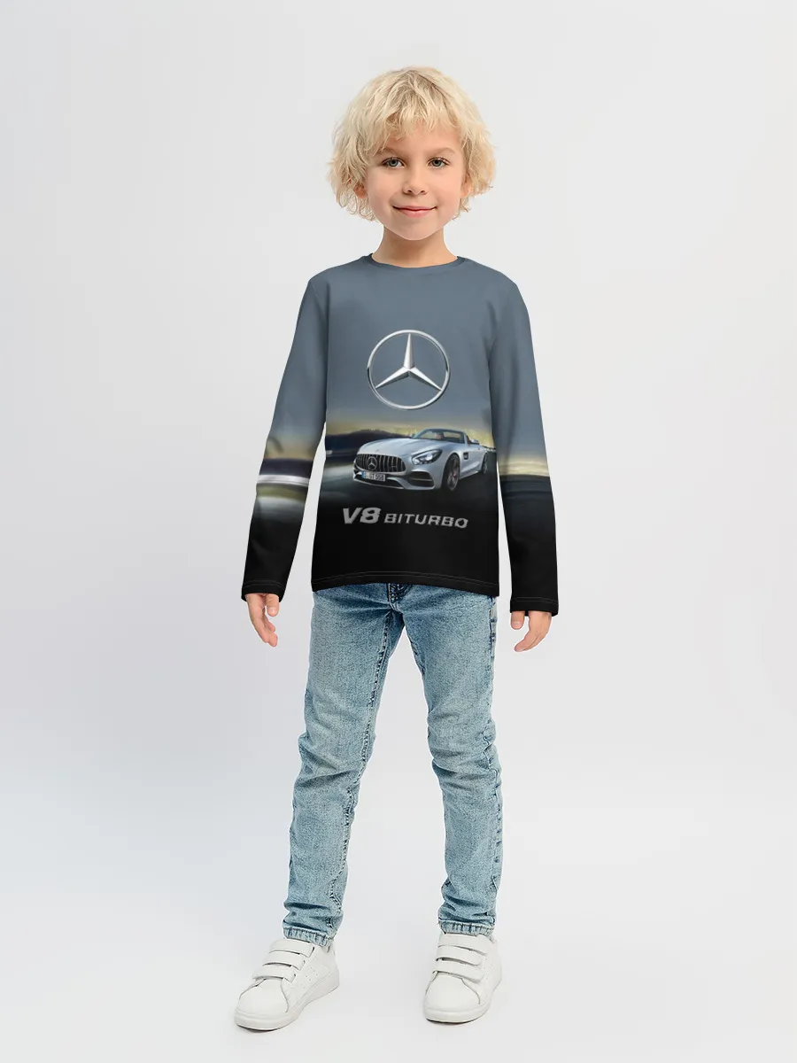 Детский лонгслив / V8 Biturbo