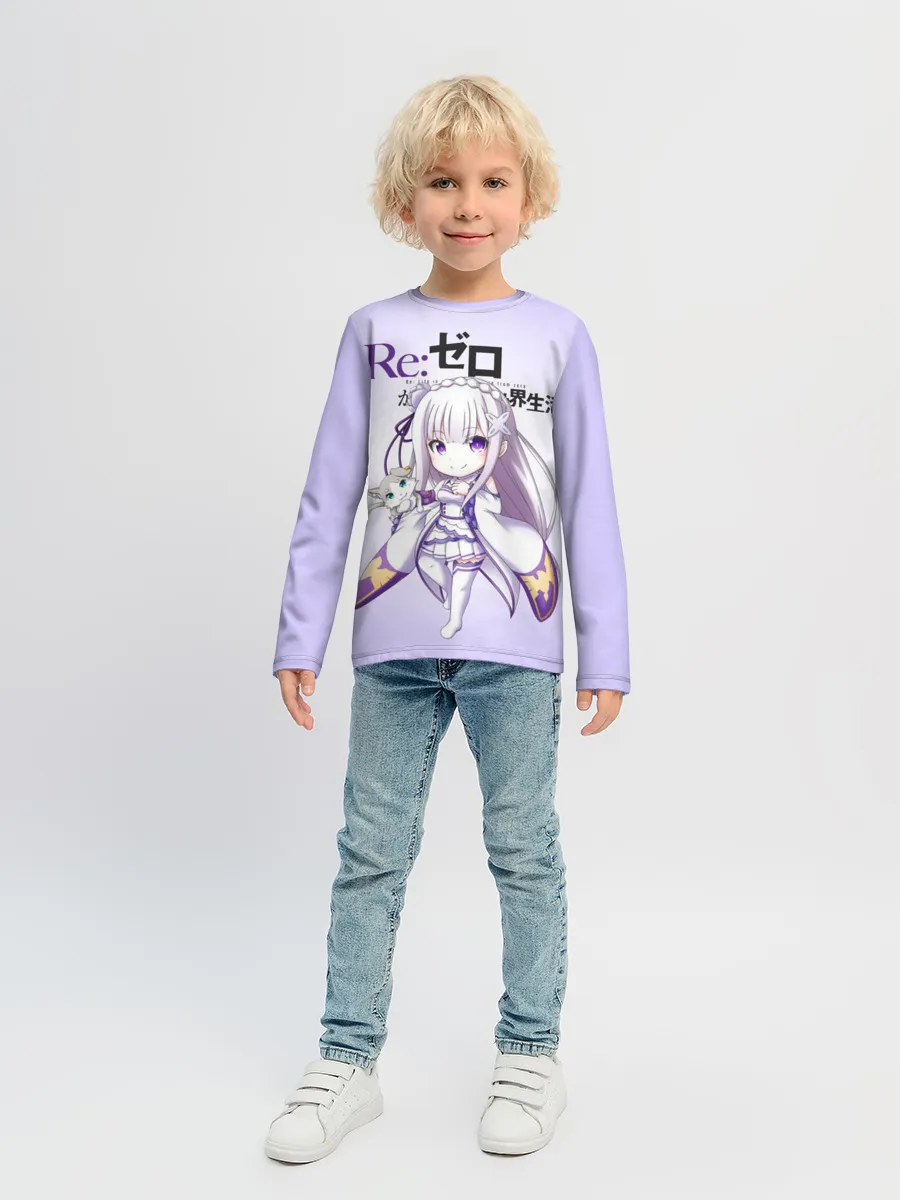 Детский лонгслив / Re:Zero. Эмилия