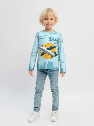 Детский лонгслив / Путешествия