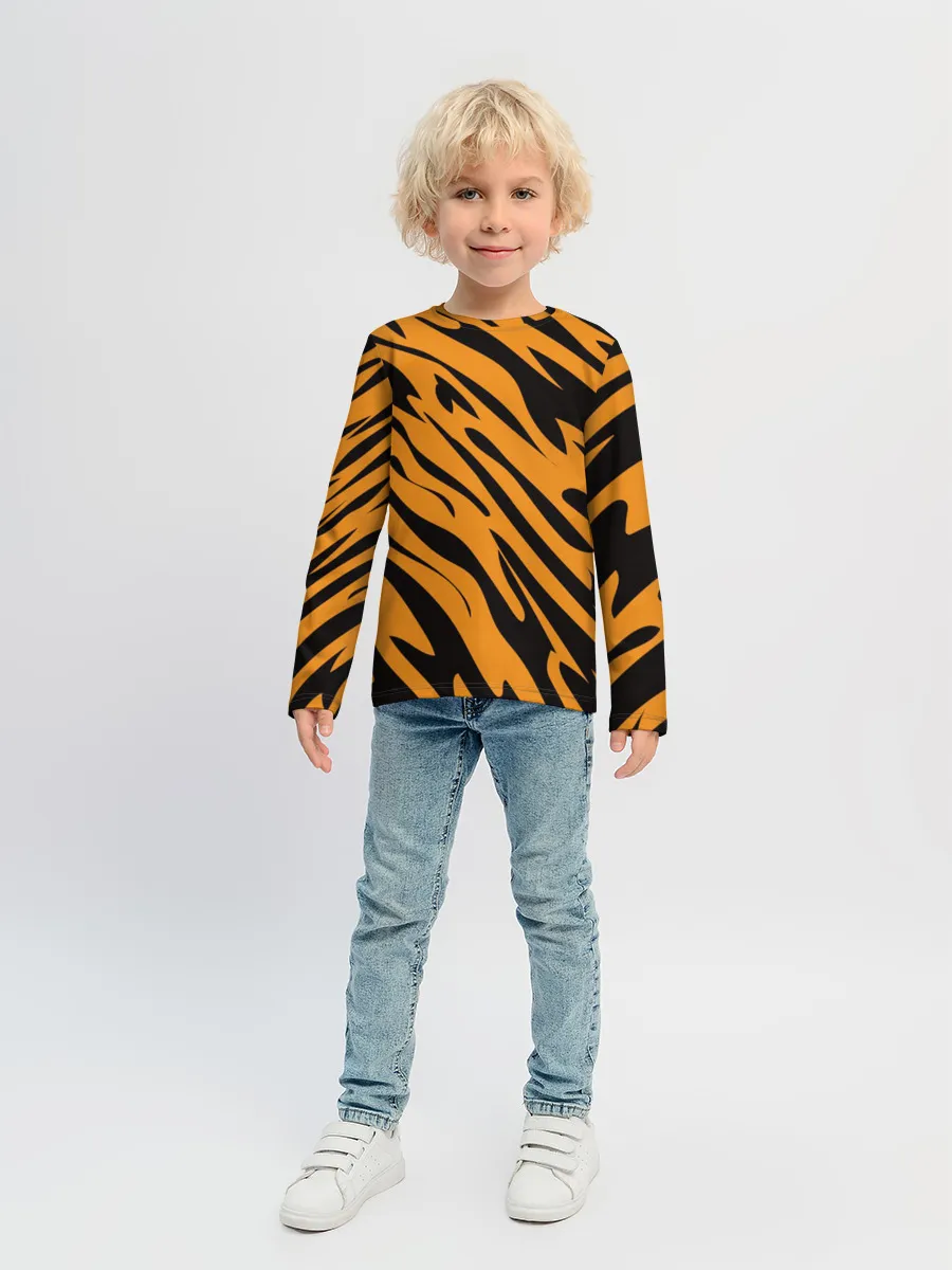 Детский лонгслив / Тигр