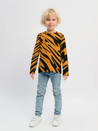 Детский лонгслив / Тигр