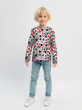 Детский лонгслив / Игральные карты