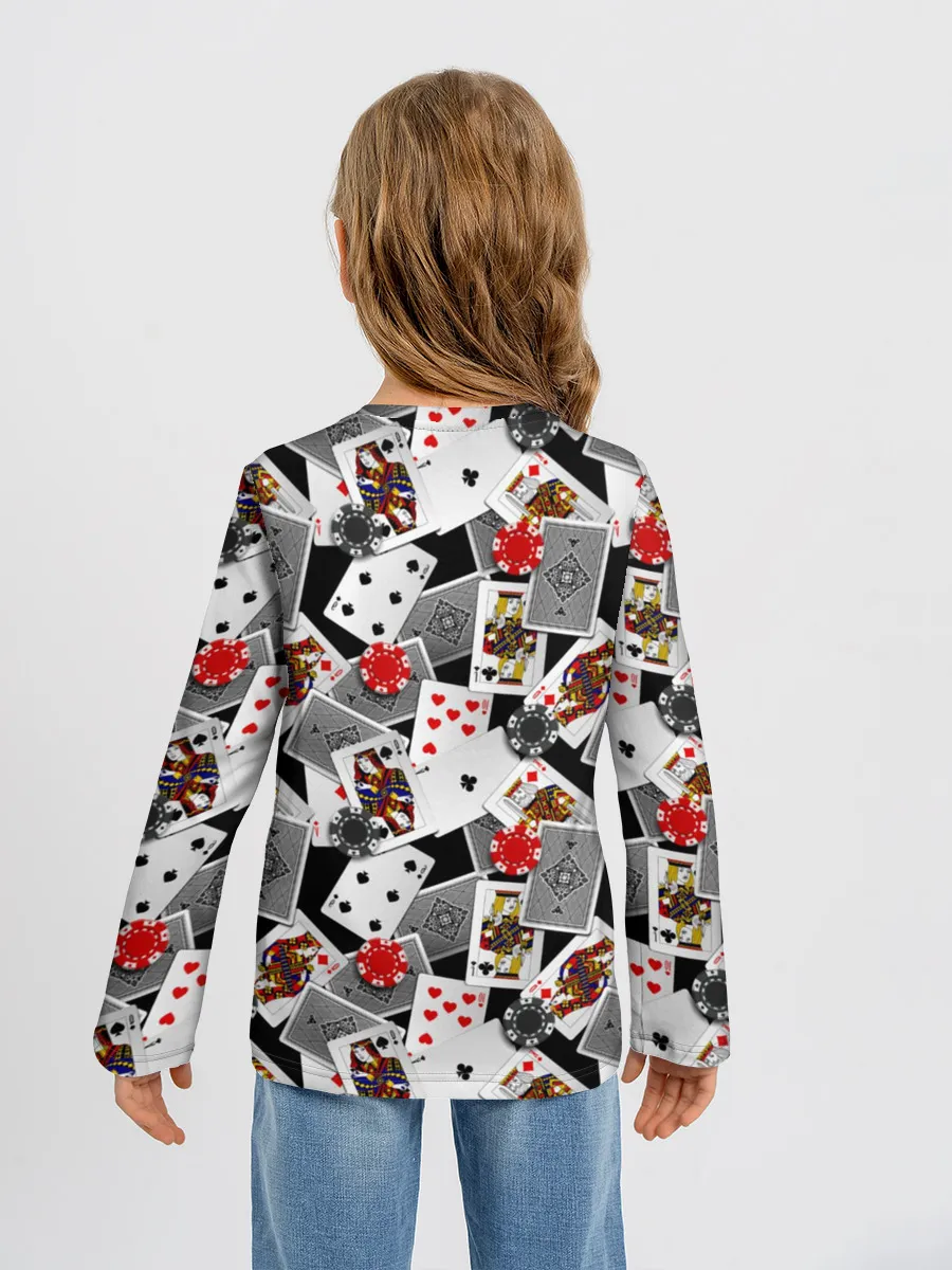 Детский лонгслив / Игральные карты