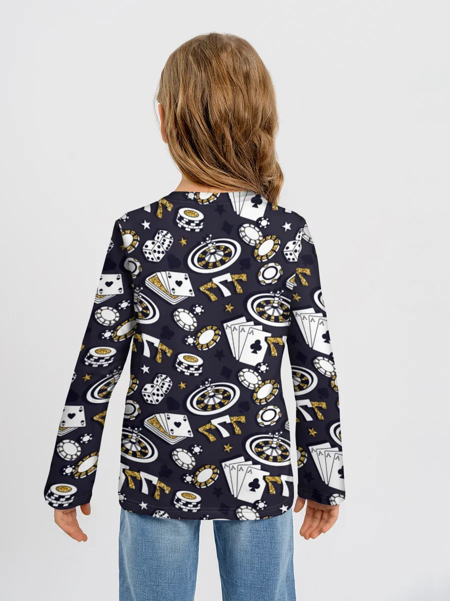 Детский лонгслив / Казино