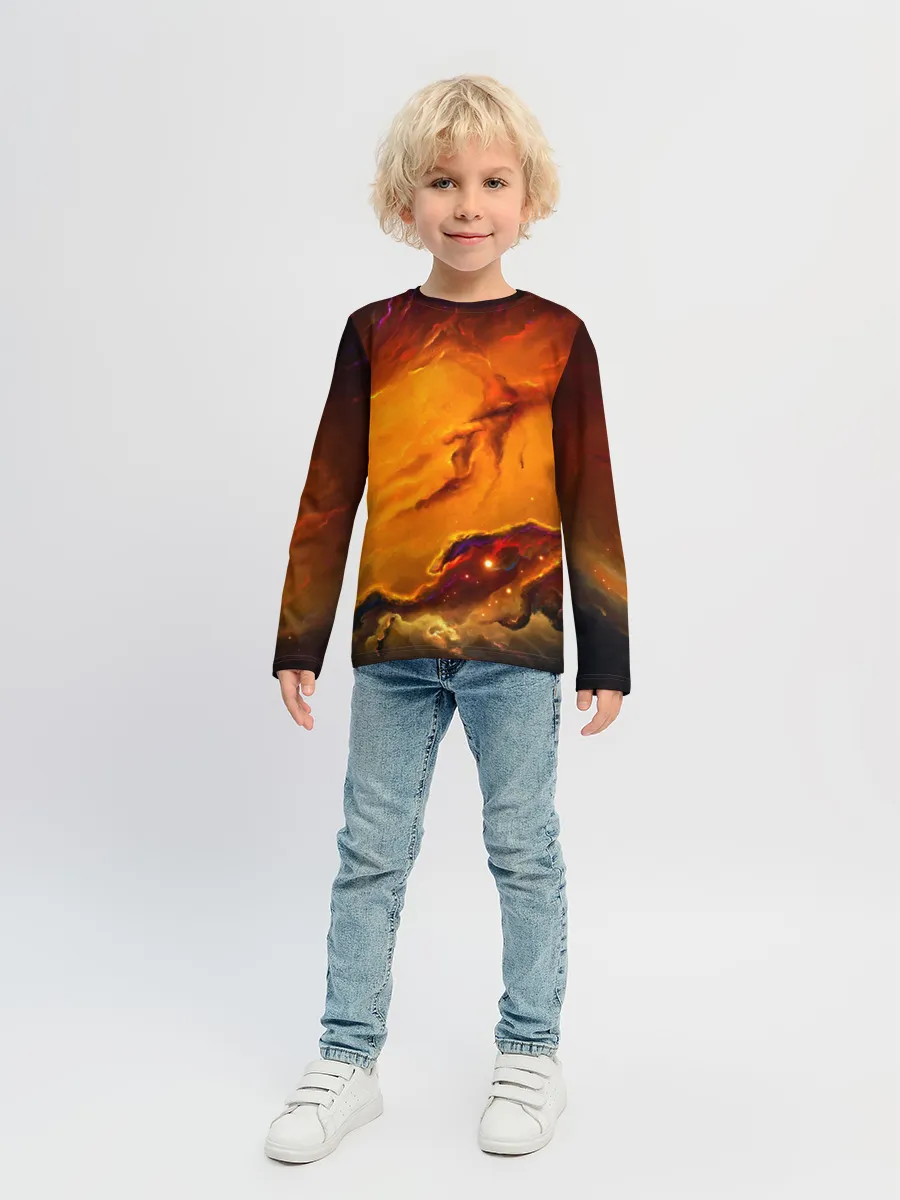 Детский лонгслив / Космос