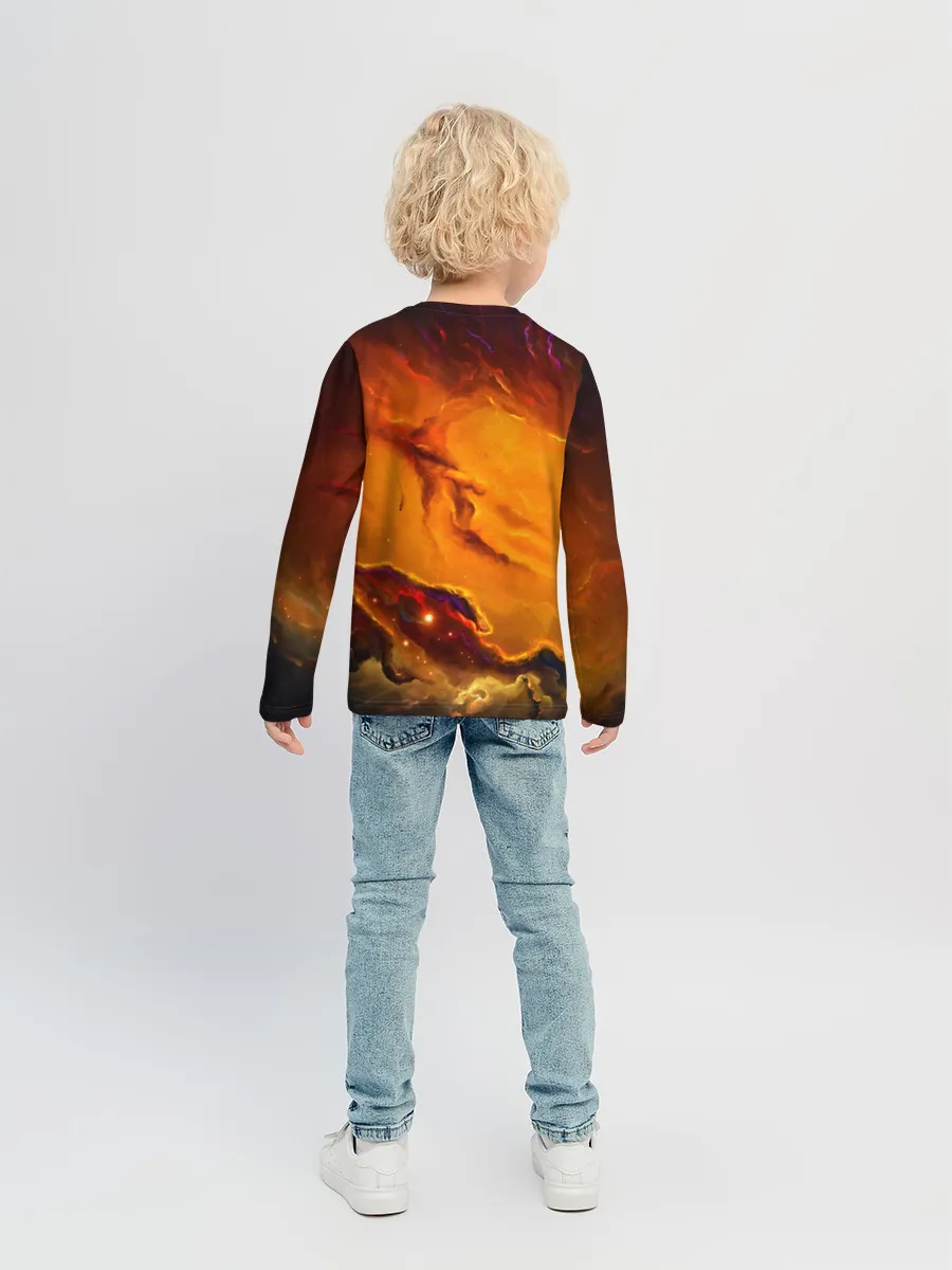 Детский лонгслив / Космос