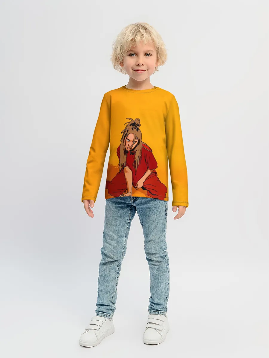 Детский лонгслив / Billie Eilish