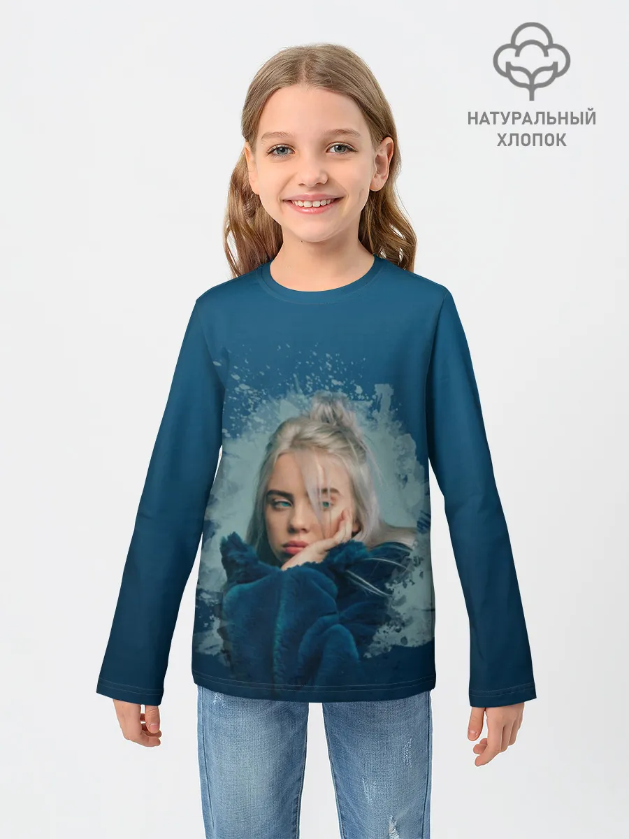 Детский лонгслив / Billie Eilish