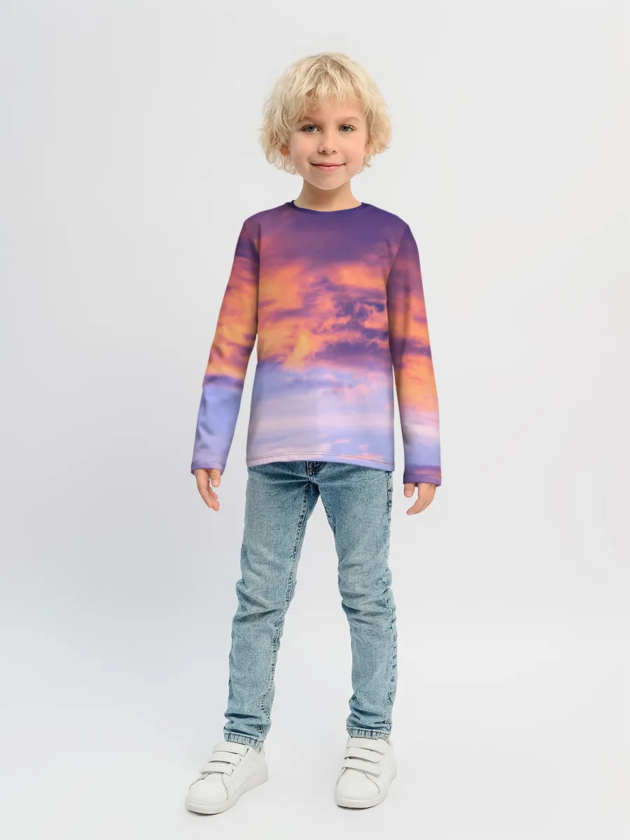 Детский лонгслив / В небе