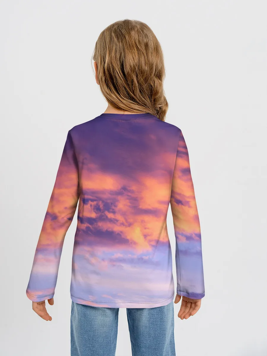 Детский лонгслив / В небе