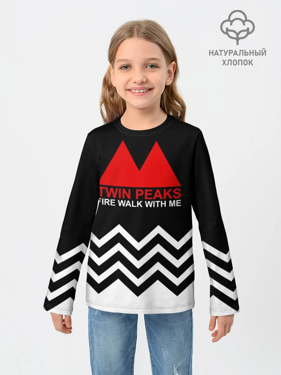 Детский лонгслив / Твин Пикс