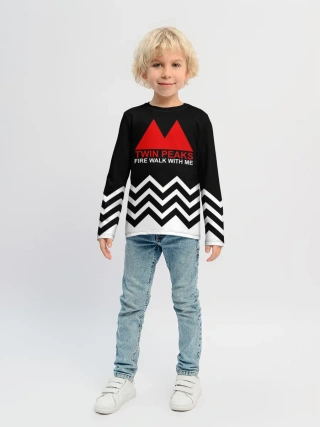 Детский лонгслив / Твин Пикс