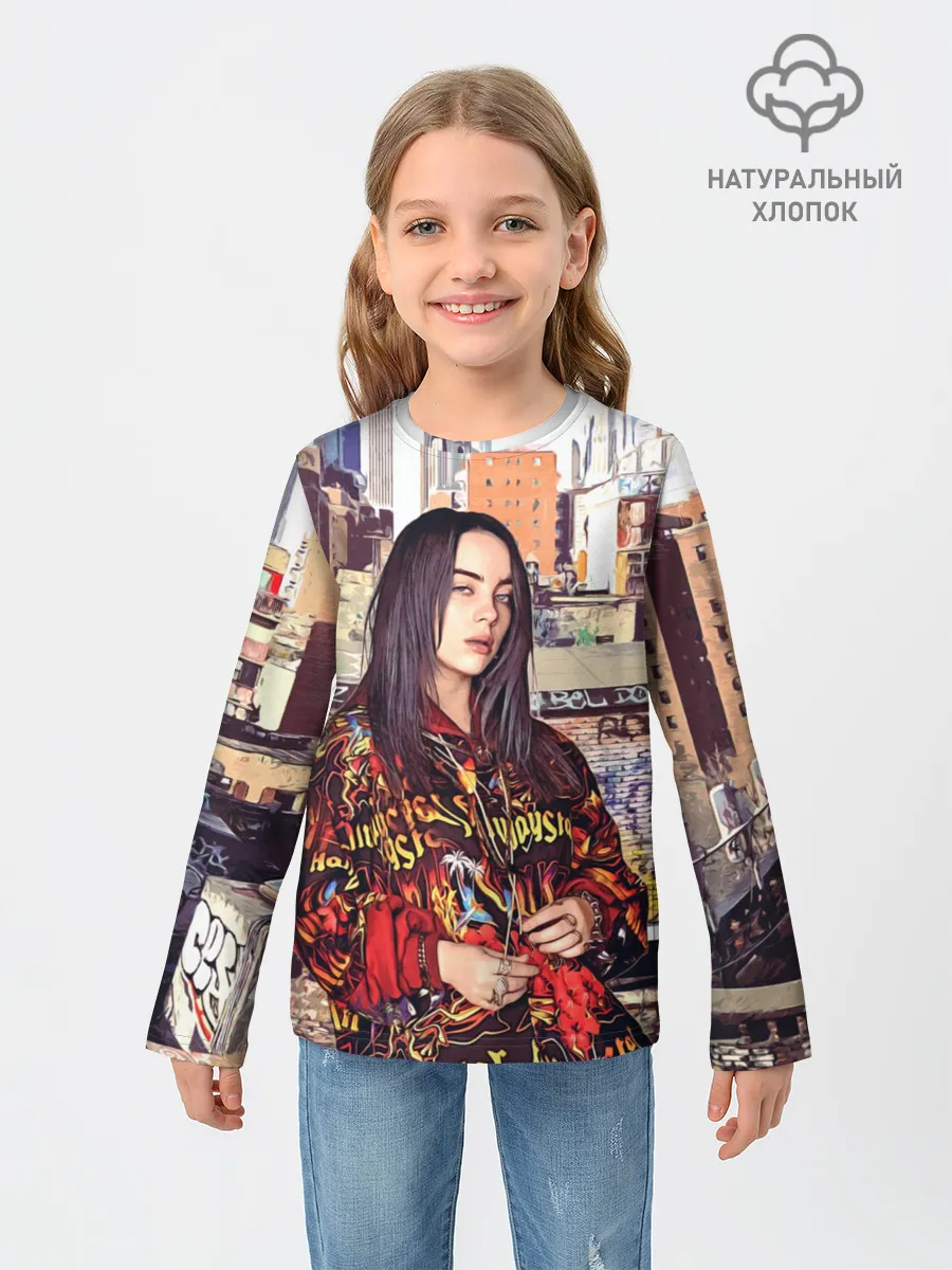 Детский лонгслив / Billie Eilish