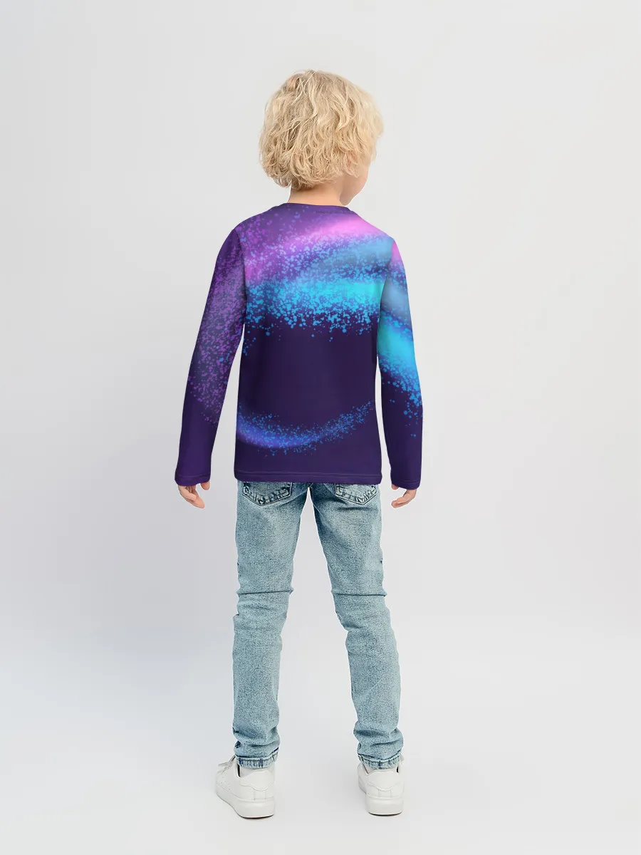Детский лонгслив / Стильная сова