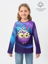 Детский лонгслив / Стильная сова