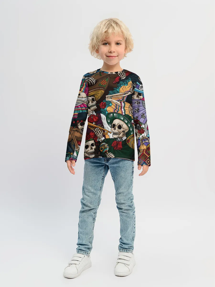 Детский лонгслив / Мексиканская Вечеринка