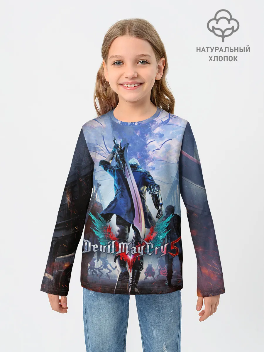 Детский лонгслив / Devil May Cry 5