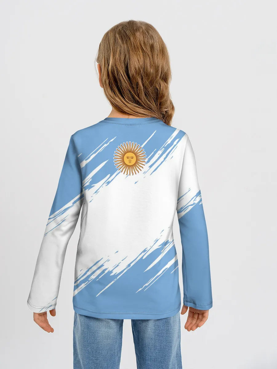 Детский лонгслив / Аргентина