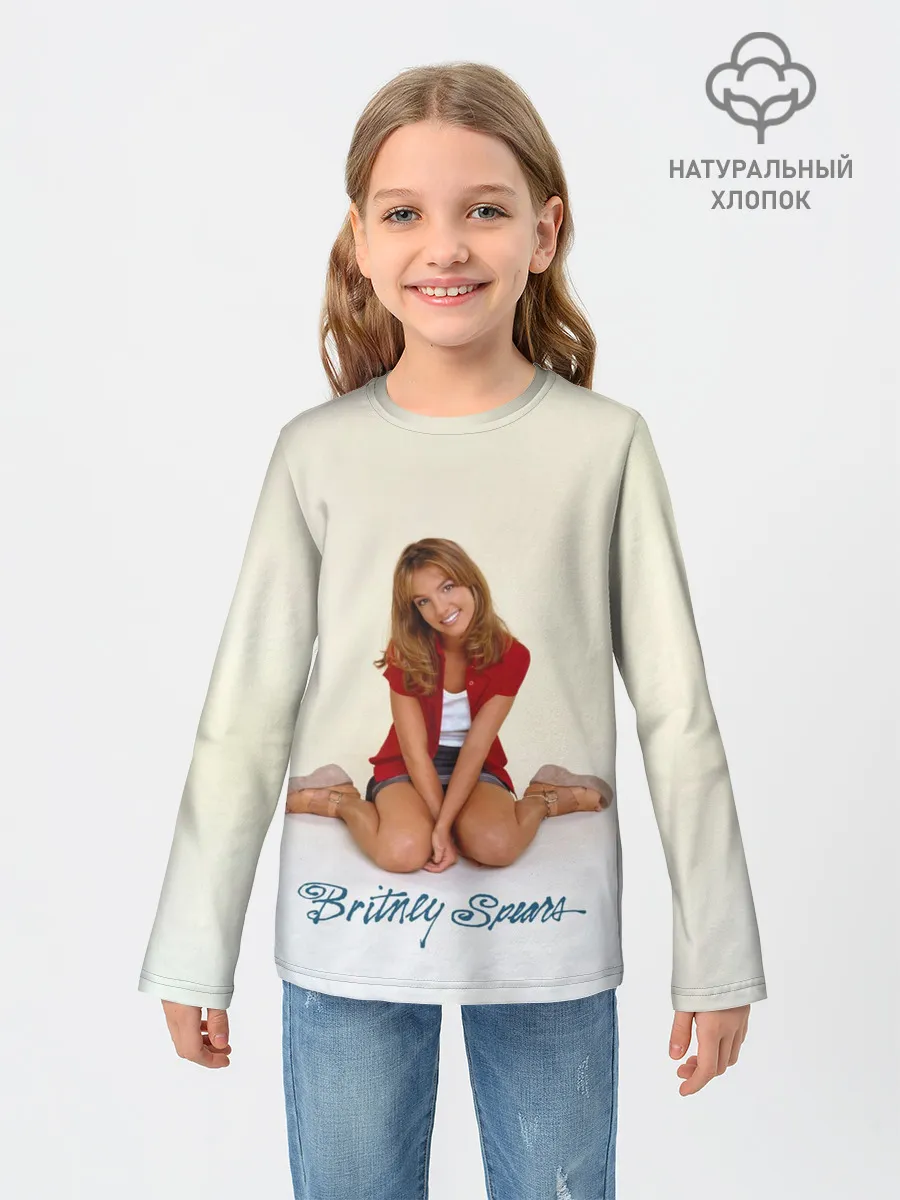 Детский лонгслив / Oldschool Britney