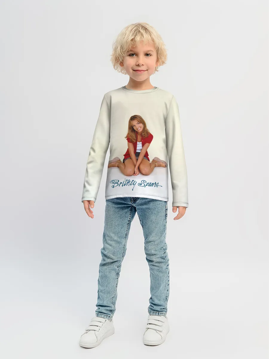 Детский лонгслив / Oldschool Britney