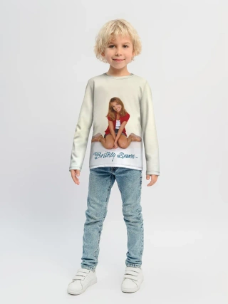 Детский лонгслив / Oldschool Britney