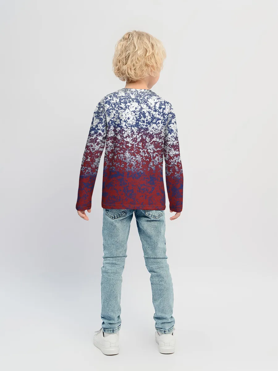 Детский лонгслив / Русский медведь