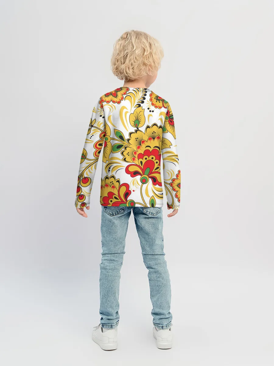 Детский лонгслив / Хохлома