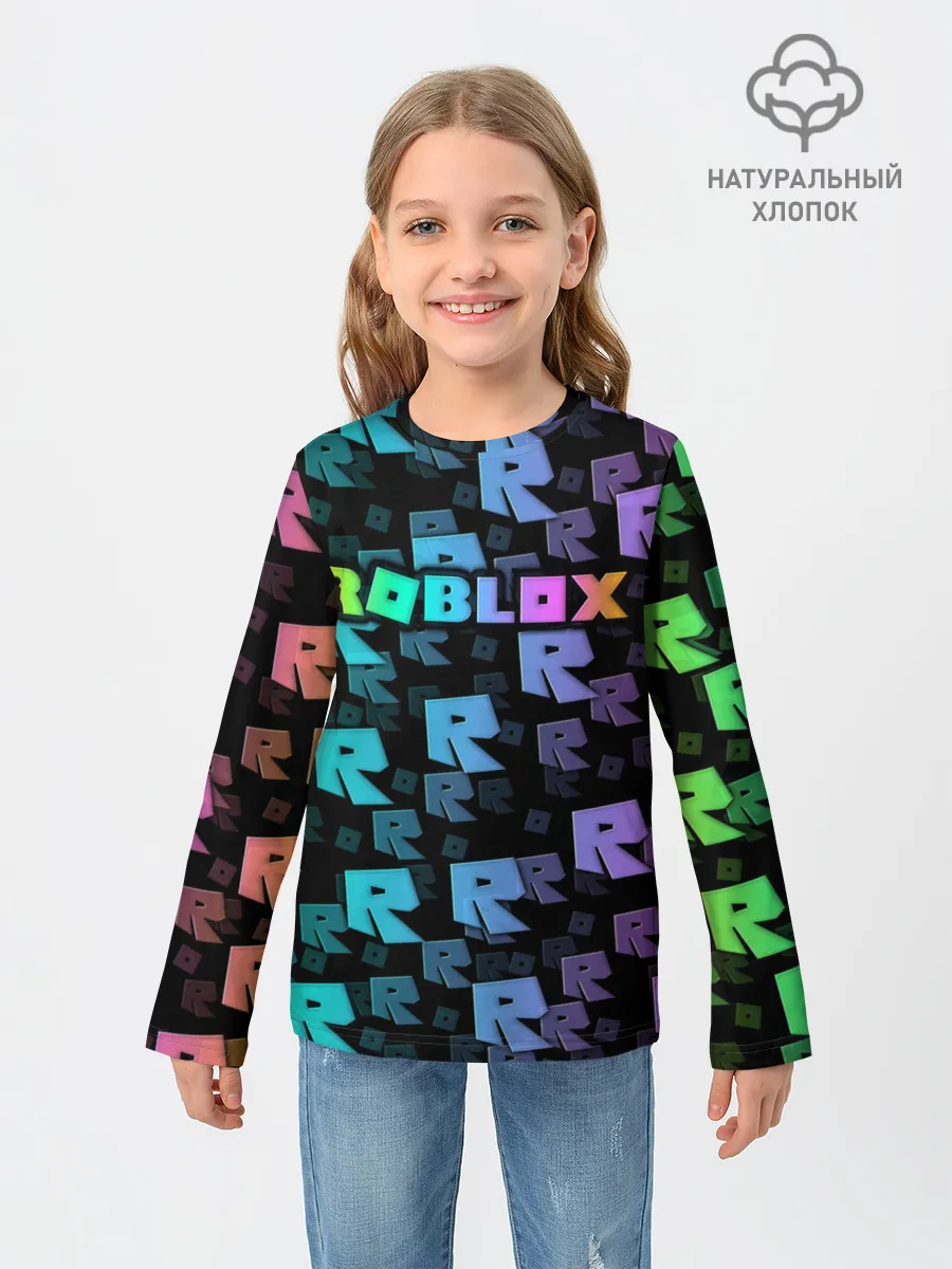 Детский лонгслив / Roblox