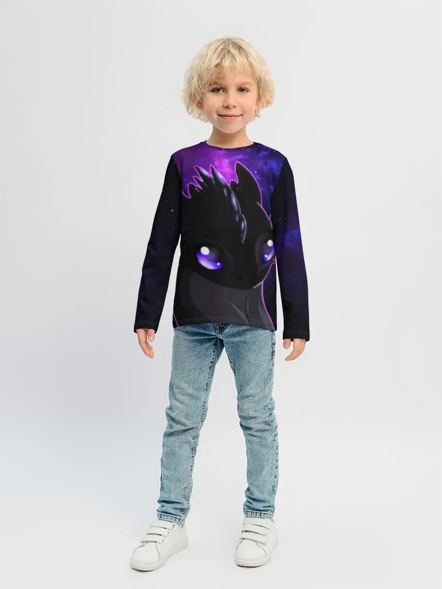 Детский лонгслив / ночная фурия